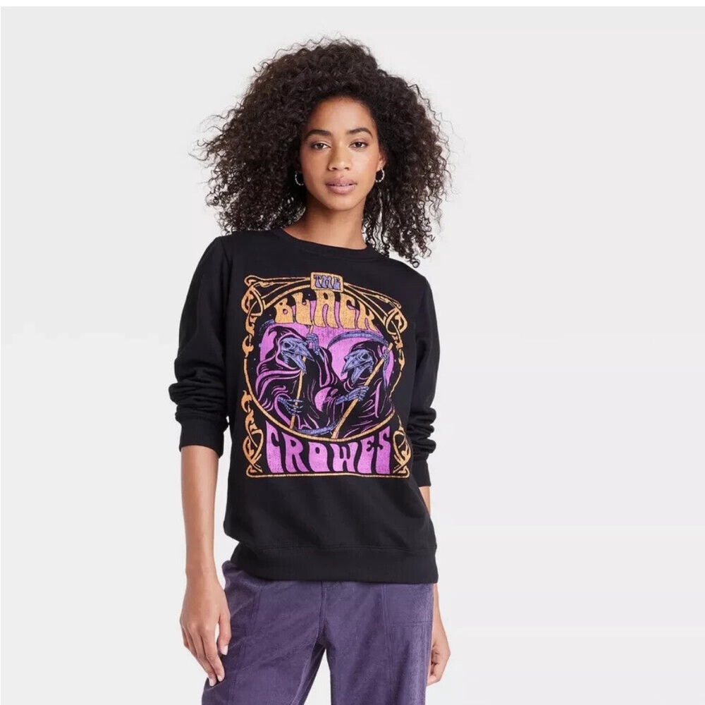 The Black Crowes black crewneck pullover sweatshirt